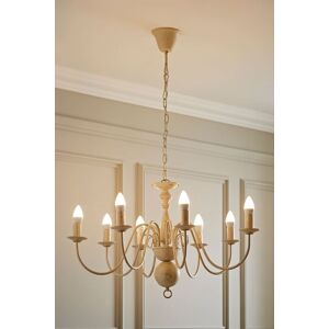 ValueLights Gothica 8 Way White Ceiling Light Chandelier White ValueLights Gothica 8 Way White Ceiling Light Chandelier White