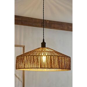 ValueLights Elcano Natural Woven Rope Easy Fit Ceiling Pendant Light Lamp Shade Natural ValueLights Elcano Natural Woven Rope Easy Fit Ceiling Pendant Light Lamp Shade Natural