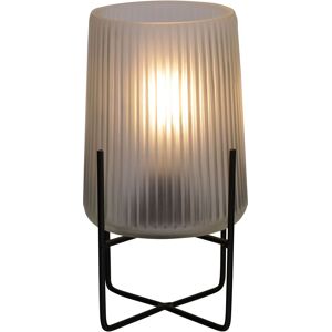 Hestia Battery Operated Glass Lamp With Stand Frosted White Multicolor Hestia Battery Operated Glass Lamp With Stand Frosted White Multicolor