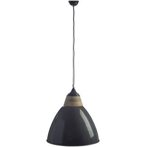Orsina Grey Extra Large Pendant Light, Scandi Bell-Shaped Industrial Ceiling Lamp, 1m Cord with Matching Rose Grey Orsina Grey Extra Large Pendant Light, Scandi Bell-Shaped Industrial Ceiling Lamp, 1m Cord with Matching Rose Grey