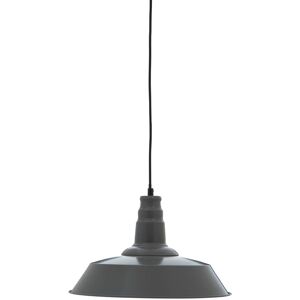 Orsina Grey Pendant Light With Gunmetal Exterior, Lamp With Slim Black Drop Cord, Hanging Light With Canopy Grey Orsina Grey Pendant Light With Gunmetal Exterior, Lamp With Slim Black Drop Cord, Hanging Light With Canopy Grey