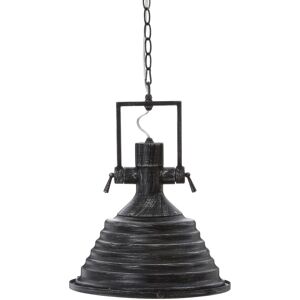 Orsina Medium Chrome Pendant Light, Reflective Industrial Ceiling Light With Glass Base, Flared Stepped Shade in Black Black Orsina Medium Chrome Pendant Light, Reflective Industrial Ceiling Light With Glass Base, Flared Stepped Shade in Black Black