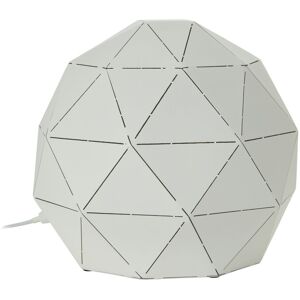 Orsina Silver Finish Table Lamp, Gold Inner Shade Table Light For Living Room, Durable Geometric Lamp in White White Orsina Silver Finish Table Lamp, Gold Inner Shade Table Light For Living Room, Durable Geometric Lamp in White White