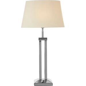 Zodiac Model High Gloss Nickel Finish White Shade - Table Lamp Zodiac Model High Gloss Nickel Finish White Shade - Table Lamp
