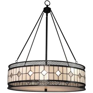 Hera Diamond Pendant Light - Bronze Metal Base - Glass Shade - Pendant Light Hera Diamond Pendant Light - Bronze Metal Base - Glass Shade - Pendant Light