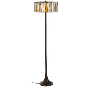 Orsina Jewel Deco Floor Lamp, Hand Rolled Art Glass with Jewel Detailing, Rustic Bronze Frame, Tiffany Lighting Multicolor Orsina Jewel Deco Floor Lamp, Hand Rolled Art Glass with Jewel Detailing, Rustic Bronze Frame, Tiffany Lighting Multicolor