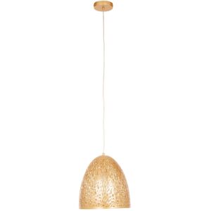 Orsina Small Black Pendant Light With Iron Frame, Perforated Shade Hanging Fixture, Artistic Black Pendant Lamp in Gold Gold Orsina Small Black Pendant Light With Iron Frame, Perforated Shade Hanging Fixture, Artistic Black Pendant Lamp in Gold Gold