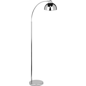 Orsina Calle Floor Lamp in Silver Silver Orsina Calle Floor Lamp in Silver Silver