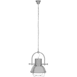 Orsina Industrial Chrome Pendant Light, Impact Design with Industrial Appeal, Ceiling Light with Chrome Finish Shade in Silver Silver Orsina Industrial Chrome Pendant Light, Impact Design with Industrial Appeal, Ceiling Light with Chrome Finish Shade in Silver Silver
