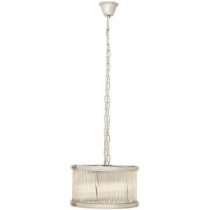 Orsina 5 Bulb Drum Pendant Light, Chrome Frame with Fluted Glass Panels, Chic Art Deco Ceiling Light Fixture in Silver Silver Orsina 5 Bulb Drum Pendant Light, Chrome Frame with Fluted Glass Panels, Chic Art Deco Ceiling Light Fixture in Silver Silver