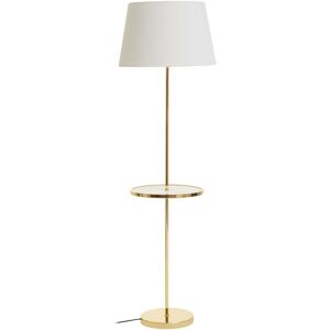 Orsina Tapered Table Lamp, Space-Saver, Easy Switch in Gold Gold Orsina Tapered Table Lamp, Space-Saver, Easy Switch in Gold Gold