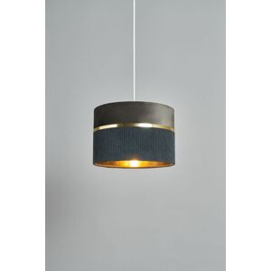 BHS Lighting Violet 30cm Easy Fit Light Shade in Grey Grey BHS Lighting Violet 30cm Easy Fit Light Shade in Grey Grey