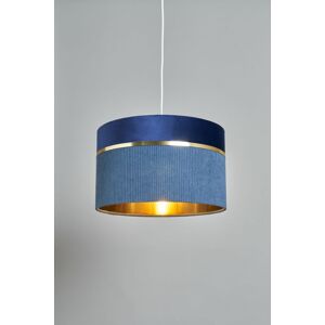 BHS Violet 40cm Blue Mixed Fabric Easyfit Shade - Shade BHS Violet 40cm Blue Mixed Fabric Easyfit Shade - Shade