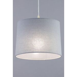 BHS Lighting Mira Small Linen Easy Fit Light Shade in Grey Size: 25 cm diameter x 19 cm high Grey 25 cm diameter x 19 cm high BHS Lighting Mira Small Linen Easy Fit Light Shade in Grey Size: 25 cm diameter x 19 cm high Grey 25 cm diameter x 19 cm high