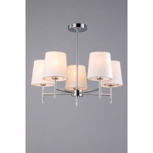 BHS Lighting Mira Semi Flush Ceiling Light in Silver Silver BHS Lighting Mira Semi Flush Ceiling Light in Silver Silver