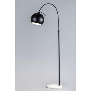 BHS Lighting Benson Curved Floor Lamp in Black Black BHS Lighting Benson Curved Floor Lamp in Black Black