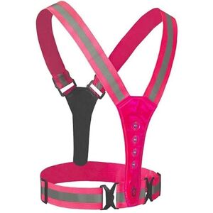 Charles William Safety Hi Viz Reflective Flashing Belt for Cycling Walking Running or Jogging in Pink Pink Charles William Safety Hi Viz Reflective Flashing Belt for Cycling Walking Running or Jogging in Pink Pink