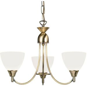 Loops Hanging Ceiling Pendant Light ANTIQUE BRASS 3x Shade Lamp Bulb Holder Fitting in Metallics Metallics Loops Hanging Ceiling Pendant Light ANTIQUE BRASS 3x Shade Lamp Bulb Holder Fitting in Metallics Metallics