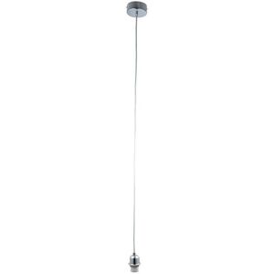 Loops Chrome Pendant Light - Ceiling Lamp Shade & Rose Loops Chrome Pendant Light - Ceiling Lamp Shade & Rose