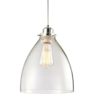 Loops Loops Hanging Ceiling Pendant Light Shade Clear Glass Chrome - Pendant Light Loops Loops Hanging Ceiling Pendant Light Shade Clear Glass Chrome - Pendant Light