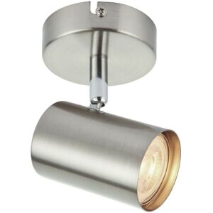 Loops Satin Chrome GU10 Ceiling/Wall Spotlight - Adjustable Loops Satin Chrome GU10 Ceiling/Wall Spotlight - Adjustable
