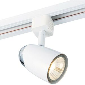Loops Adjustable Tilt Ceiling Track Spotlight Gloss White 50W Max GU10 Lamp Downlight White Loops Adjustable Tilt Ceiling Track Spotlight Gloss White 50W Max GU10 Lamp Downlight White