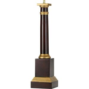 Oxblood & Gold Table Lamp - Wood Interior - 60W - Table Lamp Oxblood & Gold Table Lamp - Wood Interior - 60W - Table Lamp