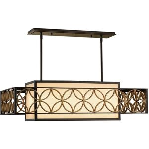 Loops 4 Bulb Chandelier LIght Heritage Bronze Parissiene Gold LED E27 100W Multicolor Loops 4 Bulb Chandelier LIght Heritage Bronze Parissiene Gold LED E27 100W Multicolor