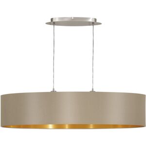 Satin Nickel Taupe Gold Pendant Light - Pendant Light Satin Nickel Taupe Gold Pendant Light - Pendant Light