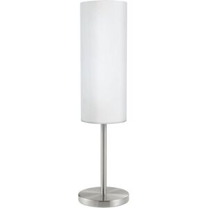 Unknown Brand G00175 - Satin Nickel White Satin Glass Table Lamp Unknown Brand G00175 - Satin Nickel White Satin Glass Table Lamp