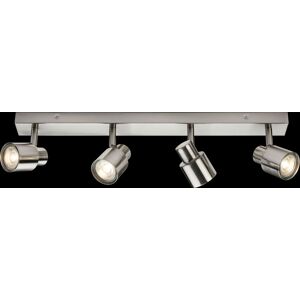 Knightsbridge - Faretto Quad Bar GU10 - Spazzolato - 230V - Light fixture Knightsbridge - Faretto Quad Bar GU10 - Spazzolato - 230V - Light fixture
