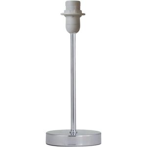 First Choice Lighting Chrome Stick Table Lamp Base Only in Silver Silver First Choice Lighting Chrome Stick Table Lamp Base Only in Silver Silver
