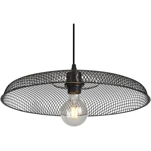 First Choice Lighting Cassidy - Large Black Mesh Easy Fit Metal Pendant Shade Black First Choice Lighting Cassidy - Large Black Mesh Easy Fit Metal Pendant Shade Black