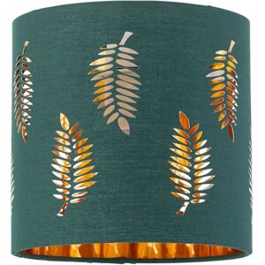First Choice Lighting Fern - Dark Green Cut Out 15.5cm Table Lamp Shade Green First Choice Lighting Fern - Dark Green Cut Out 15.5cm Table Lamp Shade Green