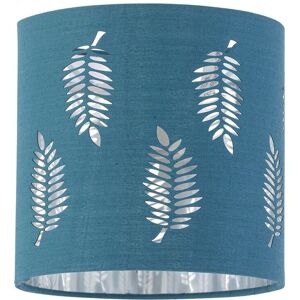 First Choice Lighting Fern - Teal Cut Out 15.5cm Table Lamp Shade Teal First Choice Lighting Fern - Teal Cut Out 15.5cm Table Lamp Shade Teal