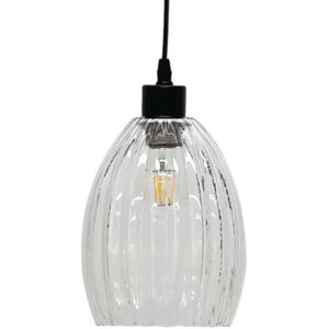 First Choice Lighting Birch - Clear Fluted Glass Easy Fit Pendant Shade Clear First Choice Lighting Birch - Clear Fluted Glass Easy Fit Pendant Shade Clear