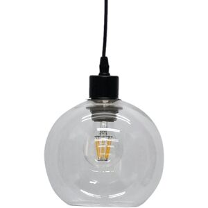 First Choice Lighting Barnum - Clear Glass Globe Easy Fit Pendant Shade Clear First Choice Lighting Barnum - Clear Glass Globe Easy Fit Pendant Shade Clear
