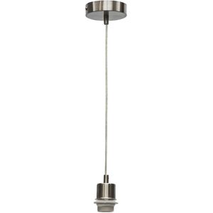 First Choice Lighting Carss - Satin Nickel Ceiling Pendant Flex Suspension Kit for Easy Fit Shades in Silver Silver First Choice Lighting Carss - Satin Nickel Ceiling Pendant Flex Suspension Kit for Easy Fit Shades in Silver Silver
