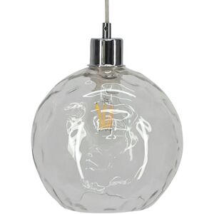 First Choice Lighting Barnum - Clear Dimpled Glass Easy Fit Pendant Shade Clear First Choice Lighting Barnum - Clear Dimpled Glass Easy Fit Pendant Shade Clear