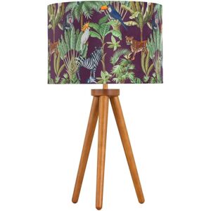 First Choice Lighting Voyage - Dark Oak Table Lamp or Bedside Light with Safari Velvet Shade in Brown Brown First Choice Lighting Voyage - Dark Oak Table Lamp or Bedside Light with Safari Velvet Shade in Brown Brown