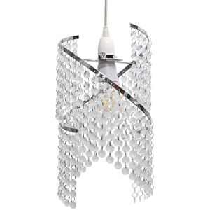 First Choice Lighting Canna - Twist Jewelled Pendant Shade in Clear Clear First Choice Lighting Canna - Twist Jewelled Pendant Shade in Clear Clear