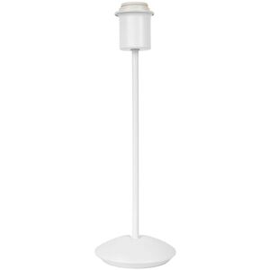 Happy Homewares Contemporary & Sleek Metal Table Lamp Base with Inline Switch in White Size: 14 inches White 14 inches Happy Homewares Contemporary & Sleek Metal Table Lamp Base with Inline Switch in White Size: 14 inches White 14 inches