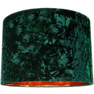 Happy Homewares - Forest Green Crushed Velvet 16in - Lampshade Happy Homewares - Forest Green Crushed Velvet 16in - Lampshade