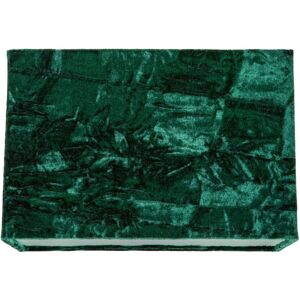 Happy Homewares Contemporary Designer Crushed Velvet Fabric Rectangular Lamp Shade in Dark Green Size: 12 inches Dark Green 12 inches Happy Homewares Contemporary Designer Crushed Velvet Fabric Rectangular Lamp Shade in Dark Green Size: 12 inches Dark Green 12 inches