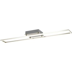 Happy Homewares Brushed Metal LED Ceiling Strip Light Fitting - Ideal for Kitchens in Metallic Silver Metallic Silver Happy Homewares Brushed Metal LED Ceiling Strip Light Fitting - Ideal for Kitchens in Metallic Silver Metallic Silver