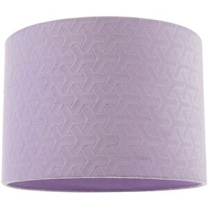 Happy Homewares Modern Lilac Velvet Fabric Drum Lampshade with Inner Cotton Lining Size: 10 inches Lilac 10 inches Happy Homewares Modern Lilac Velvet Fabric Drum Lampshade with Inner Cotton Lining Size: 10 inches Lilac 10 inches