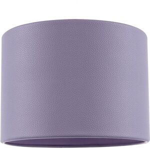 Happy Homewares Classic Faux Leather Drum Lamp Shade with Inner Cotton Lining in Lilac Size: 10 inches Lilac 10 inches Happy Homewares Classic Faux Leather Drum Lamp Shade with Inner Cotton Lining in Lilac Size: 10 inches Lilac 10 inches