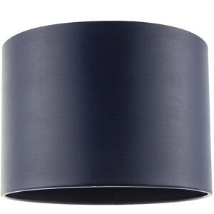 Happy Homewares Classic Faux Leather Drum Lamp Shade with Inner Cotton Lining in Midnight Size: 10 inches Midnight 10 inches Happy Homewares Classic Faux Leather Drum Lamp Shade with Inner Cotton Lining in Midnight Size: 10 inches Midnight 10 inches