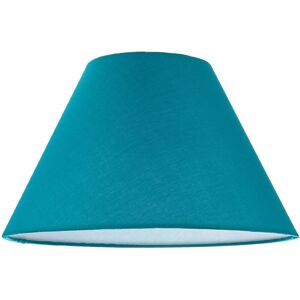 Happy Homewares Traditional Cotton Coolie Lampshade Suitable for Table Lamp or Pendant in Teal Size: 8 inches Teal 8 inches Happy Homewares Traditional Cotton Coolie Lampshade Suitable for Table Lamp or Pendant in Teal Size: 8 inches Teal 8 inches
