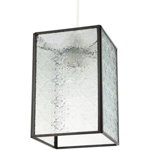 Happy Homewares Vintage Traditional Bronze Pendant Shade with Clear Moroccan Glass Clear Happy Homewares Vintage Traditional Bronze Pendant Shade with Clear Moroccan Glass Clear